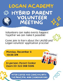 Parent Volunteer Meeting
